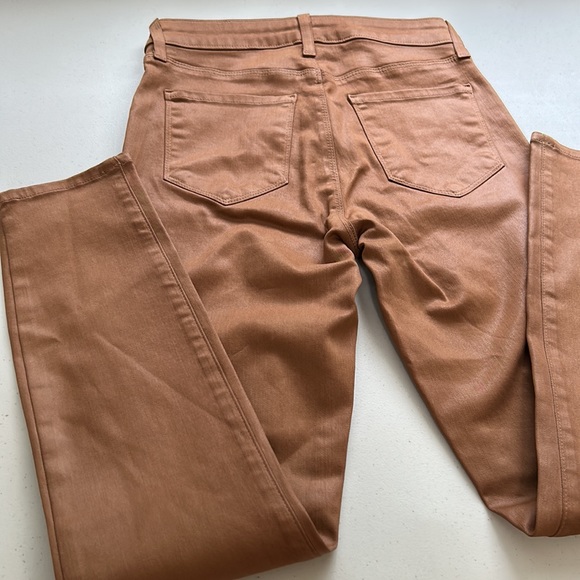 L’Agence Margot Jeans Women’s Size 25 Brown High Rise Skinny Ankle and Crop - Picture 4 of 9